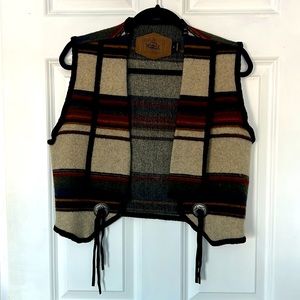 Woolrich Western Vest | Sz Small